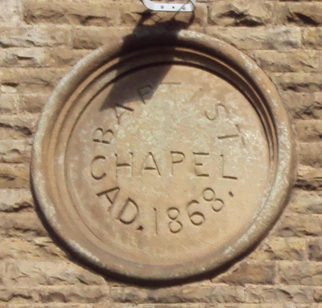The Church Date Stone at Ernest St, Church