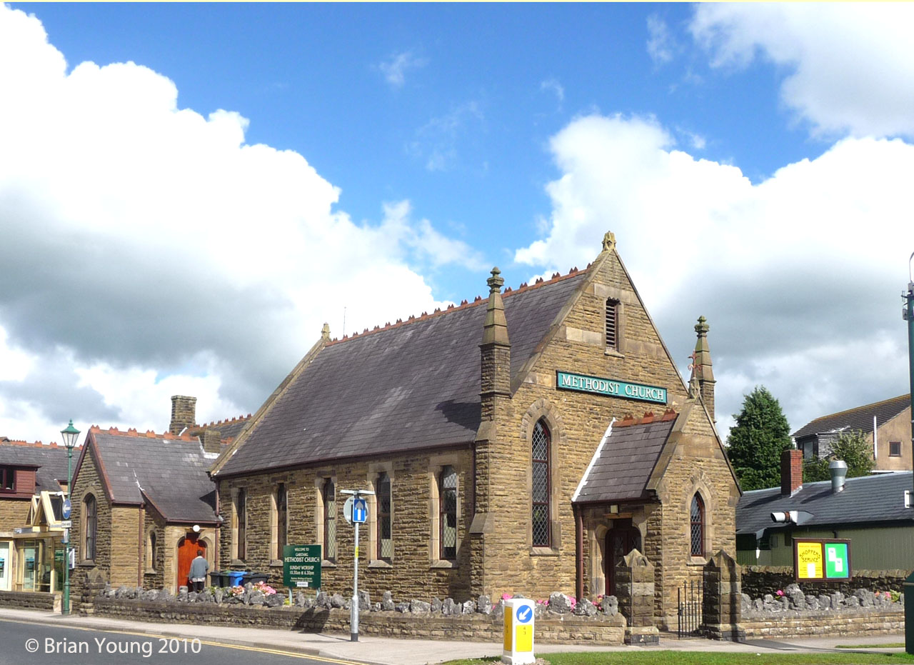 Garstang Methodist Church (formerly Park Hill Wesleyan Methodist Church). Photograph supplied by and  of Brian Young