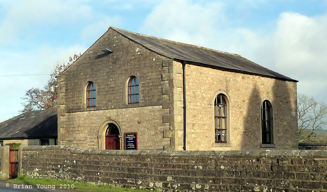 Inglewhite Congregational Church (formerly Silk Mill Lane Independent). Photograph supplied by and  of Brian Young