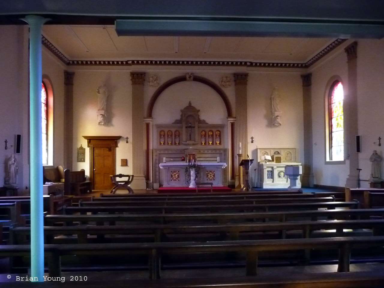 The Interior of St Francis, Goosnargh. Photograph supplied by and  of Brian Young