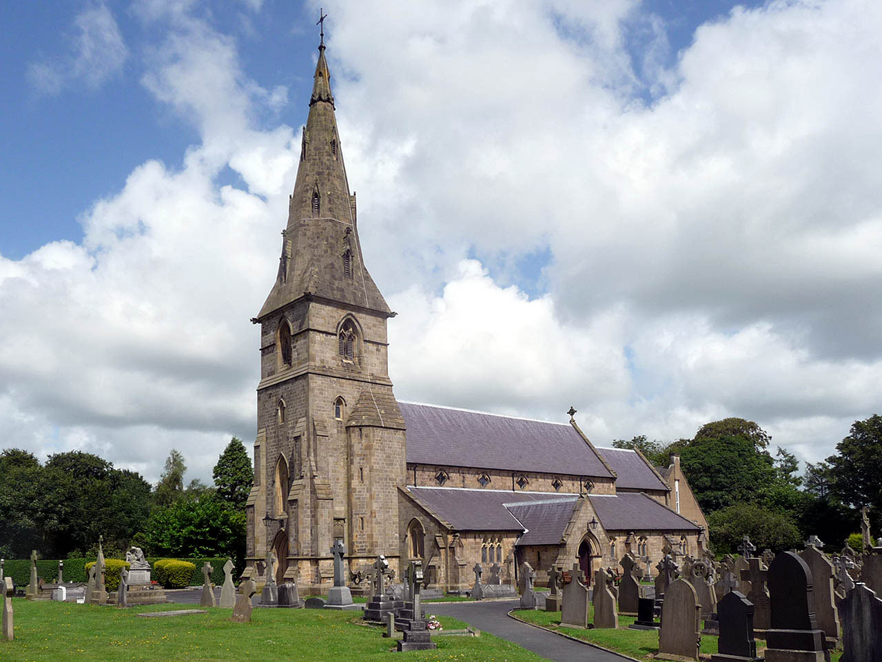 St John the Evangelist, Kirkham. Photograph supplied by and  of Brian Young