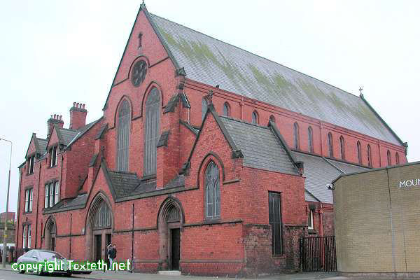 Our Lady of Mount Carmel Roman Catholic Church, photograph courtesy of Paul Christian at Toxteth.net