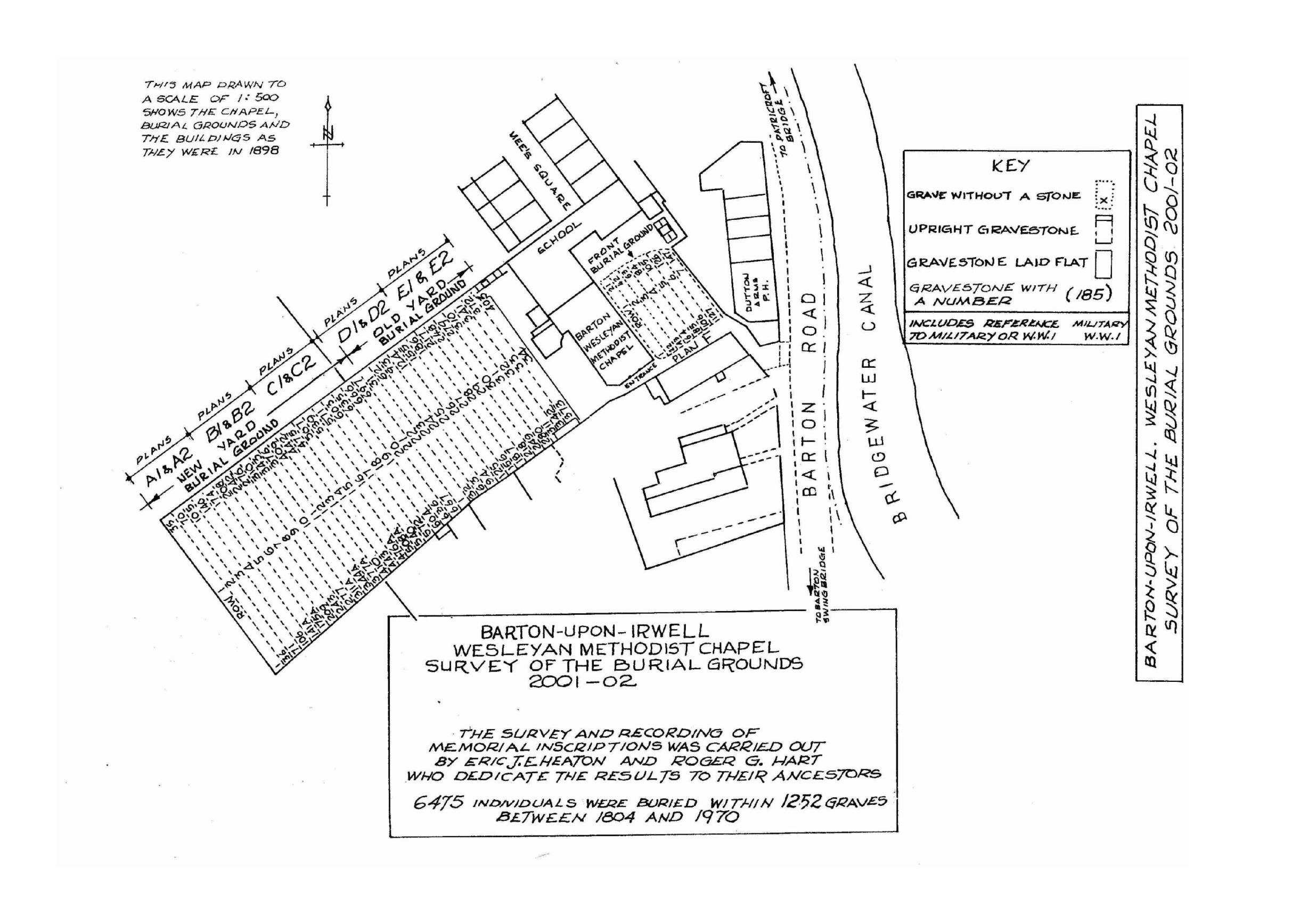 Barton Wesleyan Chapel, Overview map