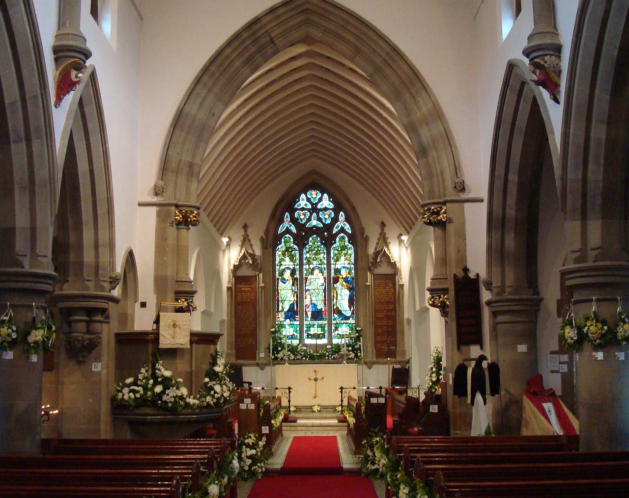 Flower Festival at St Nicholas, Sutton. Photograph courtesy of Frances Holcroft