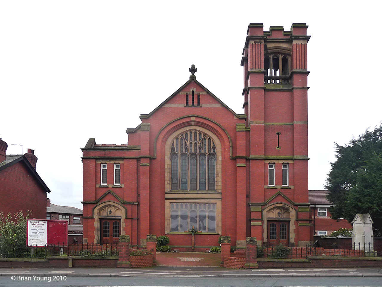 Lostock Hall Methodist Church, Photograph supplied by and  of Brian Young